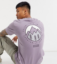 Фиолетовая футболка Columbia Tillamook – эксклюзивно для ASOS-Фиолетовый