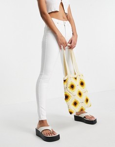 Джинсы выбеленного белого цвета Topshop Jamie-Белый