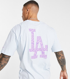 Голубая футболка с логотипом команды "LA Dodgers" New Era – эксклюзивно для ASOS-Голубой
