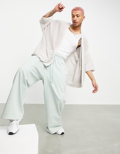 Трикотажный oversized-кардиган многооттеночной окраски ASOS DESIGN-Многоцветный