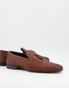 Коричневые лоферы с кисточками River Island-Коричневый цвет