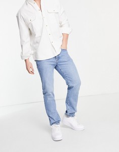 Светлые прямые джинсы Topman-Голубой