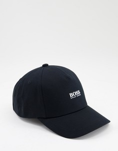 Черная бейсболка с контрастным логотипом BOSS Fresco-Черный цвет