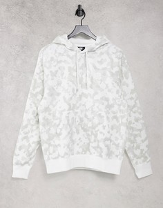 Белый худи с камуфляжным принтом Nike Club