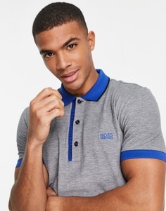 Футболка-поло BOSS Athleisure Paule-Серый