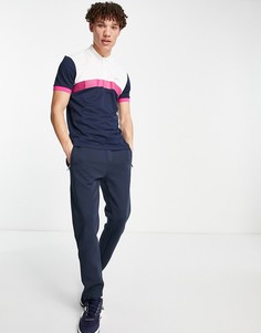 Футболка-поло BOSS Athleisure Paule-Темно-синий