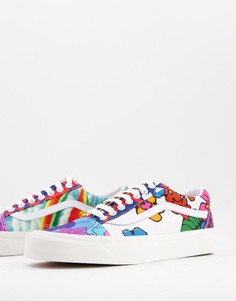 Кроссовки из текстиля с цветочным принтом Vans UA Old Skool 36 DX-Многоцветный