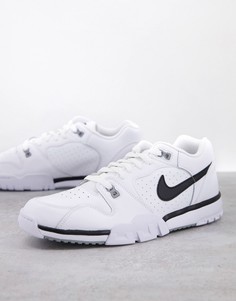 Низкие кроссовки белого/черного цвета Nike Cross Trainer-Белый