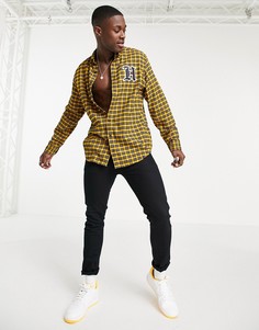 Клетчатая рубашка с логотипом Tommy Hilfiger Lewis Hamilton-Желтый