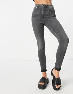 Темно-серые супероблегающие джинсы с высокой талией Levis-Серый Levis®