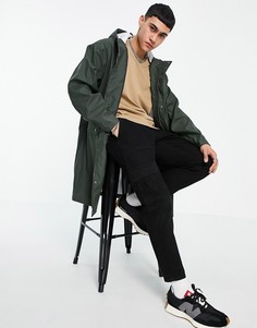 Водонепроницаемая парка цвета хаки ASOS DESIGN-Зеленый цвет