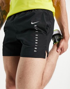 Черные шорты длиной 5 дюймов Nike Running Run Division Challenger-Черный цвет