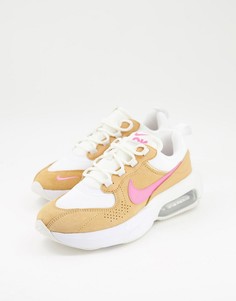 Кроссовки белого, оранжевого и розового цвета Nike Air Max Verona-Белый