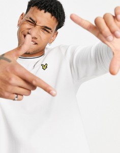 Лонгслив из вафельного трикотажа Lyle & Scott-Белый