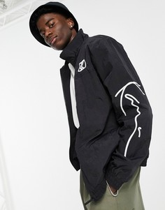 Черная олимпийка от комплекта Karl Kani Signature-Черный
