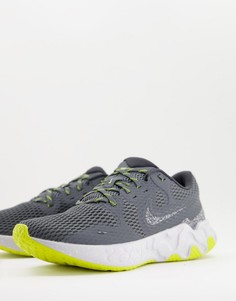 Серые кроссовки Nike Running Premium Renew Ride 2-Серый
