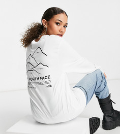 Белый лонгслив The North Face Peaks эксклюзивно для ASOS