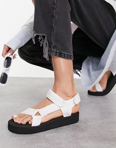Белые сандалии в спортивном стиле ASOS DESIGN Fix Up-Белый