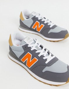 Серые кроссовки New Balance 500 Classic-Серый