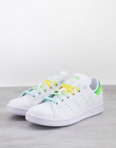 Белые кроссовки с феей Динь-Динь adidas Originals x Disney Sustainable Stan Smith-Белый