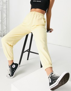 Oversized-джоггеры лимонно-желтого цвета Bershka-Желтый