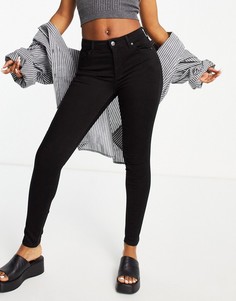 Черные джинсы Topshop Leigh-Черный цвет