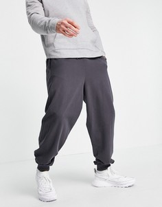 Черные джоггеры в стиле oversized со вставками по бокам ASOS DESIGN-Черный