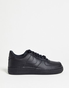 Черные кроссовки Nike Air Force 107-Черный цвет