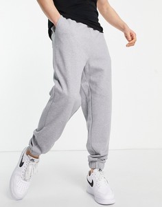 Серые меланжевые джоггеры oversized ASOS DESIGN-Серый