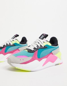 Разноцветные кроссовки PUMA RS-X reinvent-Многоцветный