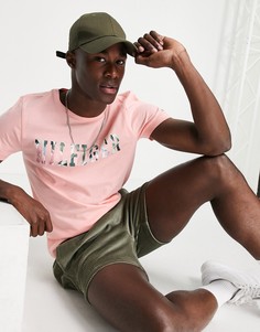Футболка с цветочным логотипом Tommy Hilfiger-Розовый цвет
