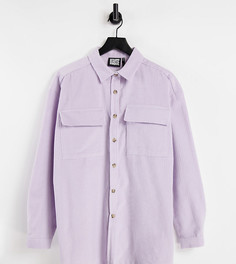 Сиреневая вельветовая рубашка Reclaimed Vintage Inspired-Фиолетовый цвет