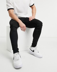 Черные джинсы из органического хлопка с покрытием Topman-Черный