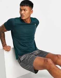 Бирюзовая футболка из технологичного материала Reebok Training Activechill MOVE-Голубой