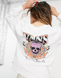 Белый свитшот Vans Worldly Blousant