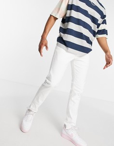 Белые узкие джинсы Jack & Jones Intelligence Glenn-Белый