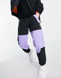 Светло-фиолетовые джоггеры в стиле колор блок adidas Originals Adventure-Фиолетовый цвет