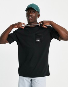 Черная футболка с квадратным логотипом The North Face-Черный
