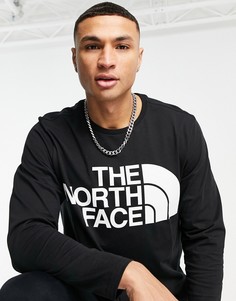 Черный лонгслив The North Face Standard