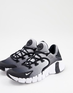 Черные кроссовки Nike Training Free Metcon 4-Белый