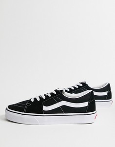 Черные низкие кроссовки Vans Sk8-Low-Черный цвет