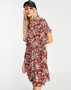 Черное платье-рубашка мини Vero Moda-Черный цвет