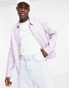 Сиреневая куртка Харрингтон ASOS DESIGN-Голубой