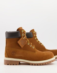 Премиум-ботинки рыжего цвета высотой 6 дюймов Timberland-Коричневый