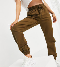 Джоггеры насыщенного темно-коричневого цвета от комплекта Parisian Petite-Коричневый цвет