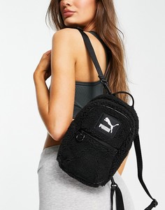 Черный рюкзак из искусственного меха Puma Prime Minime-Черный цвет