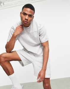 Премиум-футболка светло-серого цвета adidas Originals x Pharrell Williams-Серый