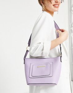 Сумка через плечо лавандового цвета Steve Madden Emilia-Фиолетовый