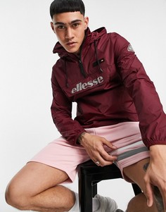 Бордовая куртка без застежки с логотипом ellesse Ion-Фиолетовый цвет