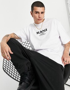Белая футболка в стиле ретро Karl Kani-Белый